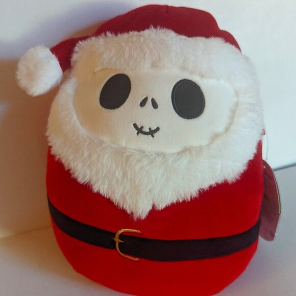 NWT 8" Jack Skellington Santa Squishmallows 'Nightmare Before Christmas' Disney - Picture 1 of 7